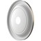 Ekena Millwork PVC Medallion (Canopies up to 11 1/2"), 19"OD x 3 1/2"ID x 1 1/2"P, Metallic Weathered Steel CMP19TRDST - alternate 5